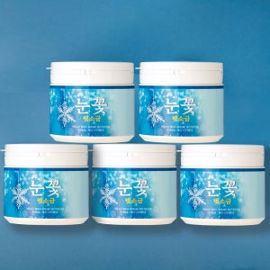 용융소금 1200도 미네랄소금 천일염 소금물 알칼리 융융 융용 소금 500g, 5개