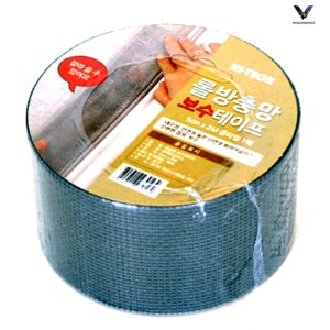 창문 모기장 방충망 보수 테이프 롤 타입 부착형 수리용 2M