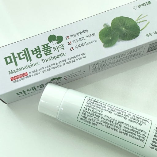 기능성 마데카 미백 잇몸질환 개선 치약 마데병풀치약 150g 5개