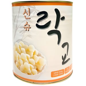 신슈 캔 락교 3S 1박스 3kg x 6개 업소용 절임 코우