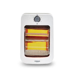 크루거 사무실 전기히터 미니 2단 바닥형 발히터 개인 발난로 화이트