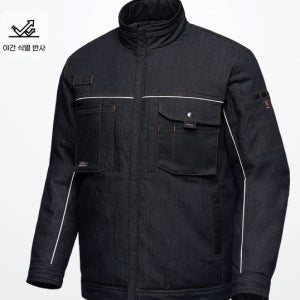 티뷰크 겨울 작업복 패딩 작업복 상의 공구 포켓 데림 패딩 상하복 복 방한복 TJS-301J/P