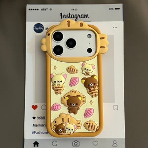 붕어빵 리락쿠마아이폰실리콘케이스 아이폰17프로케이스 겨울아이템(주문)