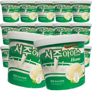 서주 아이스홈 퍼먹는 우유 아이스크림 6개