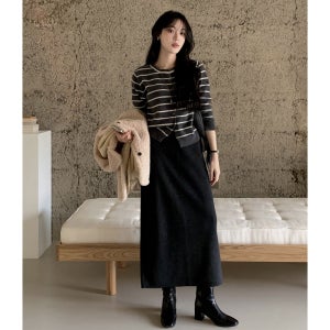 [클라비스] 밴딩 H스커트_CVWHF4T03Q