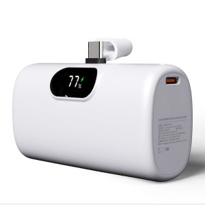 엑씨 LED 케이블 일체형 도킹형 대용량 C타입 거치대 보조배터리 10,000mAh