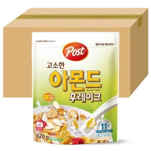 동서 포스트 씨리얼 고소한 아몬드 후레이크 620gx12개(1박스)