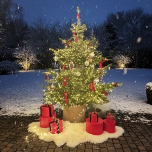 고급트리렌탈 호텔 프리미엄 구상나무 생화트리 3m