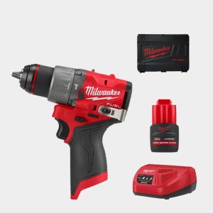 밀워키 12V 충전 해머 드릴 드라이버 젠3 M12 FPD2-251X 2.5A 배터리 세트