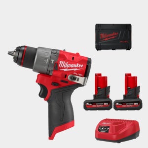 밀워키 12V 충전 해머 드릴 드라이버 젠3 M12 FPD2-502X 5A 배터리 2개세트