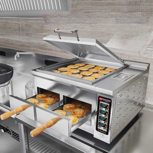 업소용 대형 호떡 기계 반죽 분할기 도우 오븐 팬케이크 클래식모델 더블드로우8개