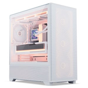 앱코 G50 빅플로우 MESH ARGB BTF PC 케이스 (화이트)