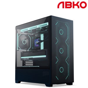 앱코 G50 빅플로우 MESH ARGB BTF PC 케이스 (블랙)