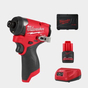 밀워키 12V 충전 임팩 드릴 드라이버 젠3 M12 FID2-251X 2.5A 배터리 세트