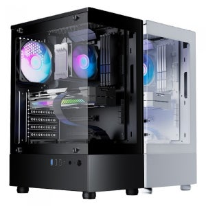 투민시스템 TA100 RGB 강화유리 (블랙)