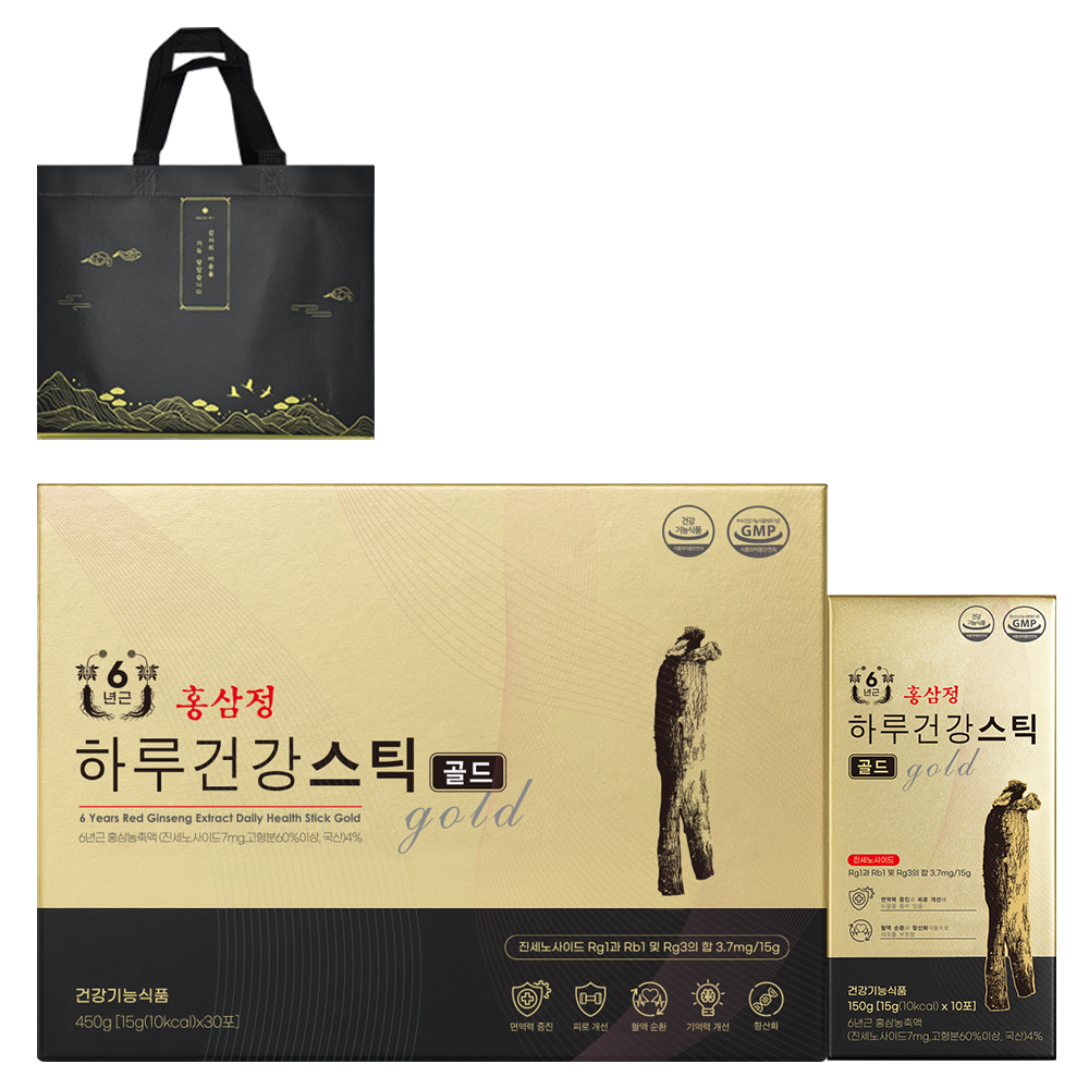 6년근홍삼정하루건강스틱골드