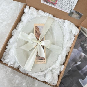 빈티지 오발 파스타 플레이트 선물세트 집들이선물 결혼 돌잔치 답례품