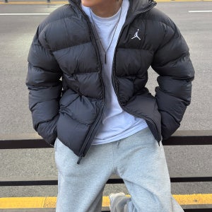 [나이키코리아] 나이키 조던 써마핏 브루클린 우븐 패딩 자켓 ( 블랙 )