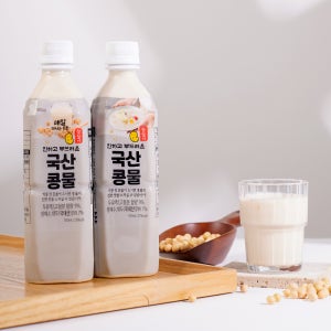 참살이 국산 더 진한 콩국물 고단백 아이간식 무설탕 걸쭉한 500ml, 5개