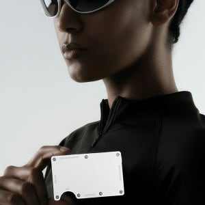 [언더컨트롤 로드 하이커 카드지갑] RFID블락 머니 클립 알루미늄 카드지갑 실버