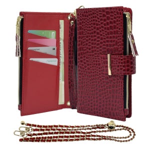 하이온 샤오미17 프로 맥스 케이스 가더 크로커 가죽 지퍼형 지갑 다이어리