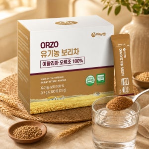 아임힐링 오르조보리차 이탈리아 유기농 보리차 100개입, 1개