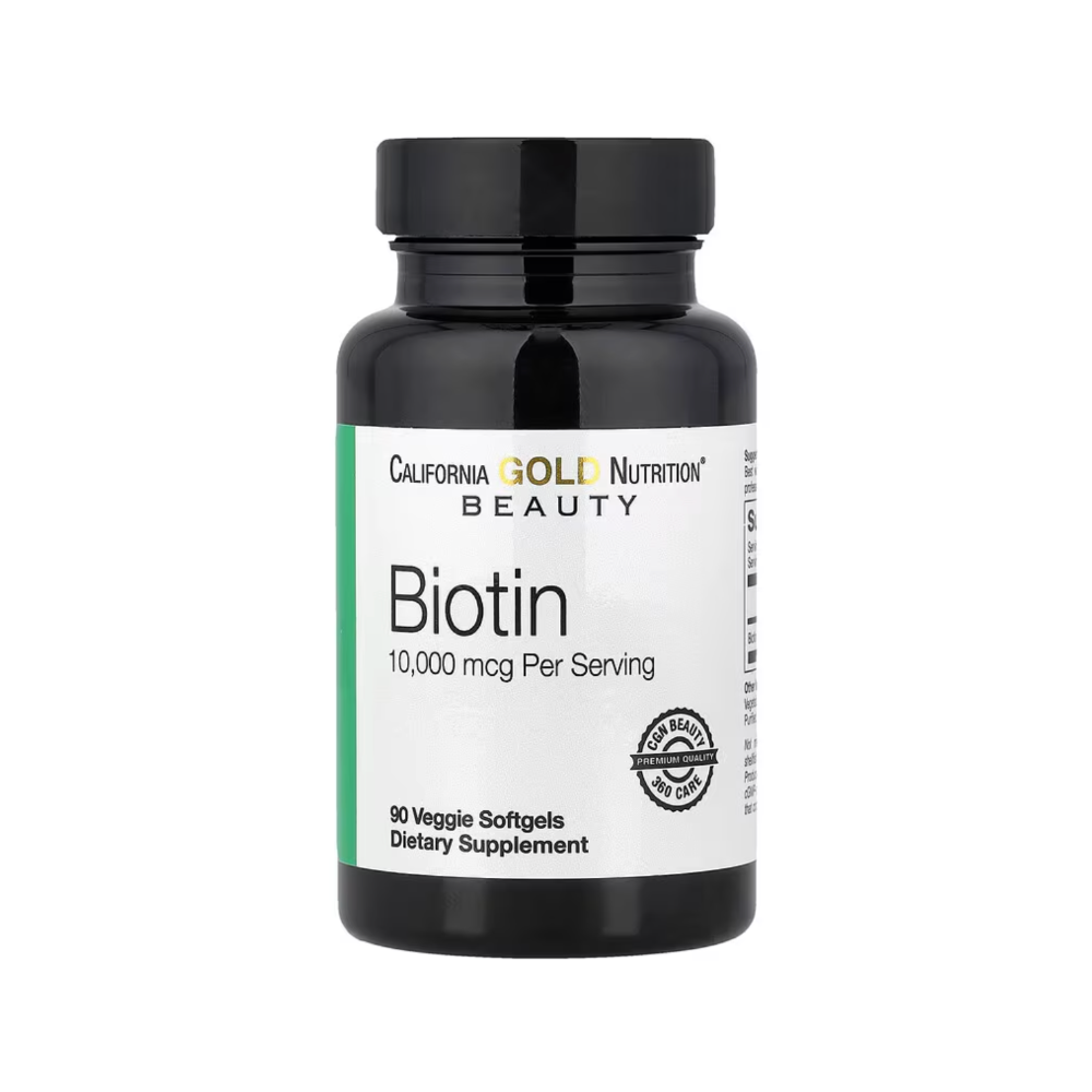 캘리포니아골드<b>뉴트리션</b> 비오틴 10000mcg 베지소프트젤 90정 1개