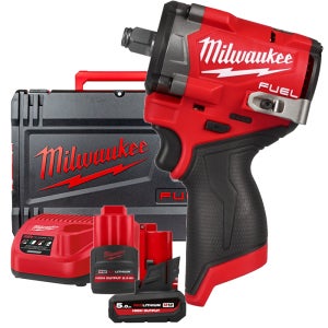 밀워키 M12 FIW2F12-5252X 무선 임팩 렌치 12V 고출력 배터리 세트