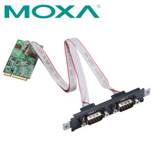 MOXA Mini PCI Express 2포트 RS232 시리얼카드 CP-102N-T