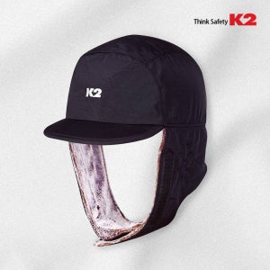 K2 세이프티 방한모 탈부착 기모 털 귀마개 모자