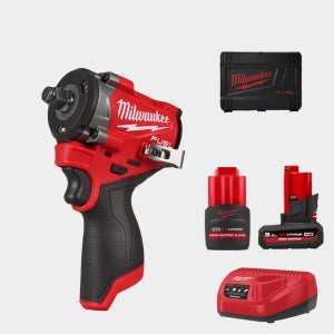 밀워키 12V 전동 충전 임팩렌치 드릴 M12 FIW2F12-5252X 배터리 2개 풀세트