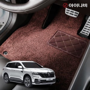 아이나비 더뉴 QM6 순정매트 방수 패브릭 카매트