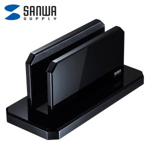 강원전자 산와서플라이 노트북 아크릴 수직 스탠드 PDA-STN32BKN