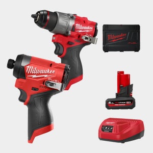 밀워키 12V 전동 충전 콤보세트 젠3 M12 FPP2A2-501X 5A 배터리 1개 세트
