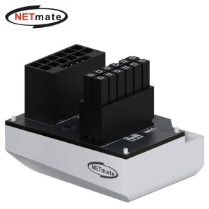 강원전자 넷메이트 450W 12VHPWR 변환 어댑터 (화이트/RVS 180도) [EZDIY-FAB] NM-DPI18921