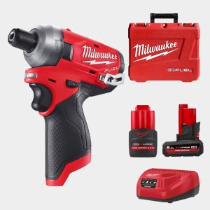 밀워키 12V 전동 충전 오일펄스 임팩 드릴 M12 FQID-5252C 배터리 2개 풀세트