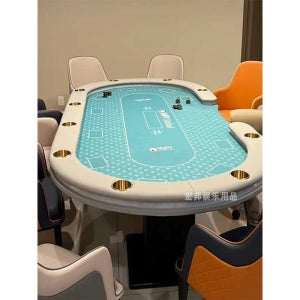 보드게임 포커 테이블 홈바 인테리어 카드 놀이 탁자 2.4m 9+1인용 테이블