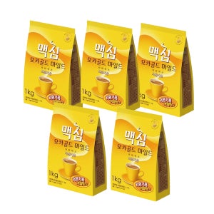 동서)맥심모카골드 자판기용/1kg 5개