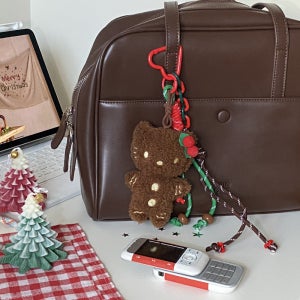 태닝키티 키링 고양이 인형 로프 키홀더 가방꾸미기 백참 핸드폰 스트랩 고리