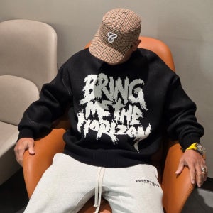 남자 오버핏 겨울 니트 헤비핏 데일리룩