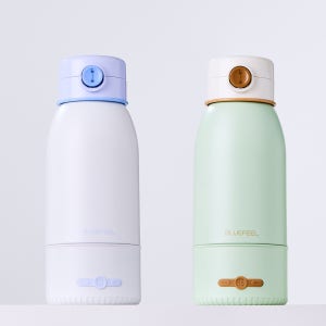 블루필 힛백 가열 텀블러 휴대용 분유포트 무선 전기포트 이유식 여행용 500ml