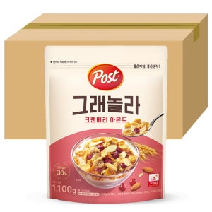 동서 포스트 크랜베리아몬드 그래놀라 1100gX6개(1박스)