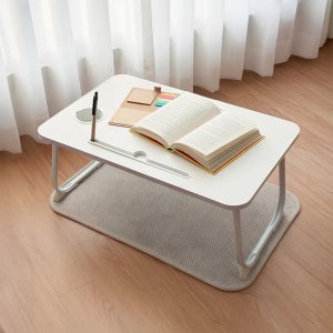 접이식 다용도 사각 테이블 침대 노트북 간이 폴딩 탁자 입식 소형 베드 트레이