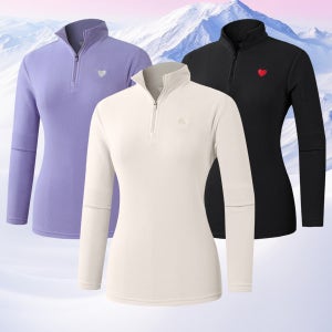 여자 등산복 긴팔 티셔츠 등산 기모 겨울 아웃도어 상의 여성 일상 후리스(W6WT06)