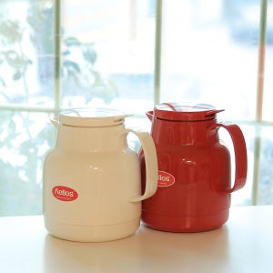 헬리오스 몬도푸쉬 보온병 티포트 독일 감성 버튼형 보온 포트 1.3L