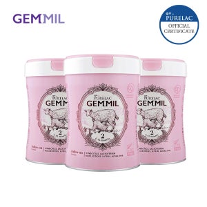 뉴질랜드 최고급 A2단백질분유 젬밀 2단계 3캔