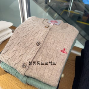 비비안웨스트우드 케이블 크루넥 가디건