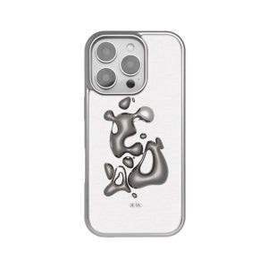 iRUDA 메탈오브제 에폭시 범퍼 실버케이스 water drop, 아이폰13 미니