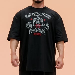 [디터민드] 올드스쿨 데드리프트 오버핏 반팔 짐웨어 헬스복 티셔츠 빅사이즈