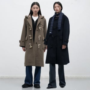 [제너럴아이디어 WOMAN] 울 블렌드 더플 롱코트 [2COL] / WBE4L10521